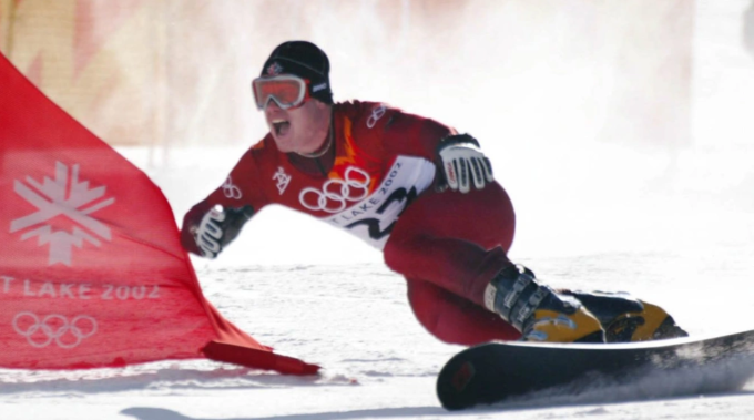 Ryan Wedding đại diện Canada thi đấu tại Olympic Mùa đông 2002 ở Mỹ. Ảnh: Ủy ban Olympic Canada