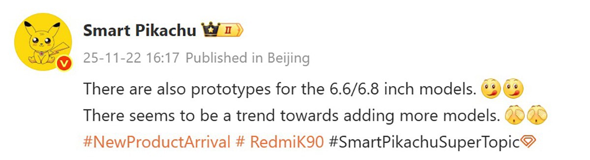 Rò rỉ thông tin Redmi K90 Pro và Redmi K90 Ultra
