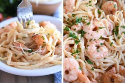 Món mì Ý tôm kem tỏi "gây nghiện", ăn hoài không ngán