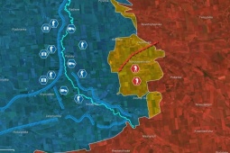 Quân đội Nga áp sát Huliaipole, Ukraine dựng chốt phòng thủ ở con sông chảy qua thành phố