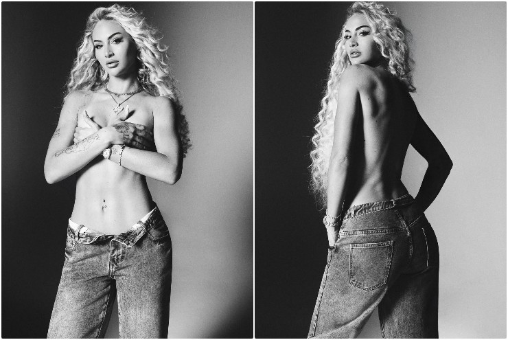 Lehmann tung bộ ảnh bán khỏa thân khiến fan ngỡ ngàng