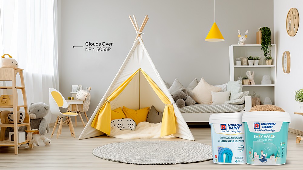 Hệ sản phẩm Nippon Paint Easy Wash mang đến hiệu quả đồng bộ vượt trội, giúp đơn giản hóa việc chăm chút tổ ấm. Nguồn: Stock
