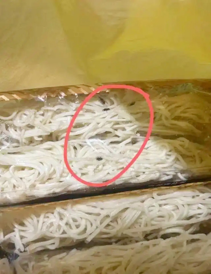 Phát hiện bọ lúc nhúc trong mì gói của siêu thị nổi tiếng - 1