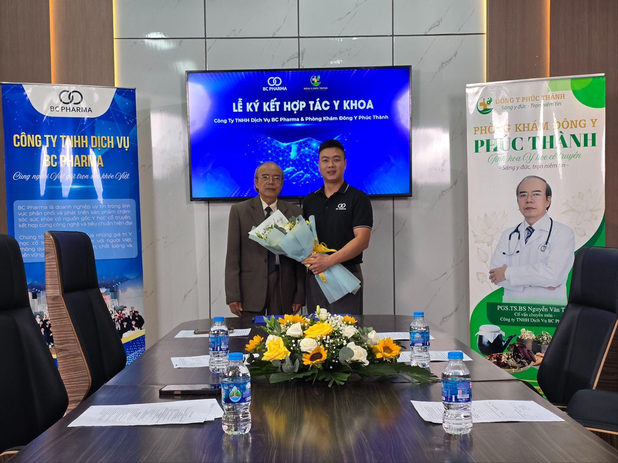 Sự hợp tác của BC Pharma và Phòng khám Đông y Phúc Thành sẽ giúp thúc đẩy sự kết hợp y học hiện đại và y học cổ truyền trong lĩnh vực chăm sóc sức khỏe