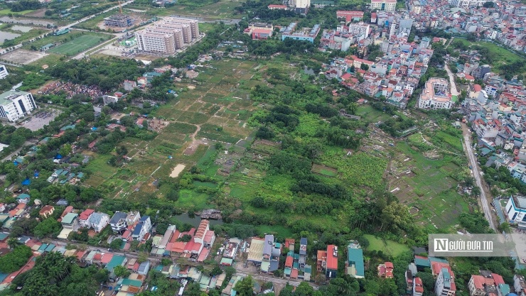 Ghi nhận thực tế cho thấy, phần lớn diện tích dự án vẫn chưa được triển khai xây dựng hạ tầng.