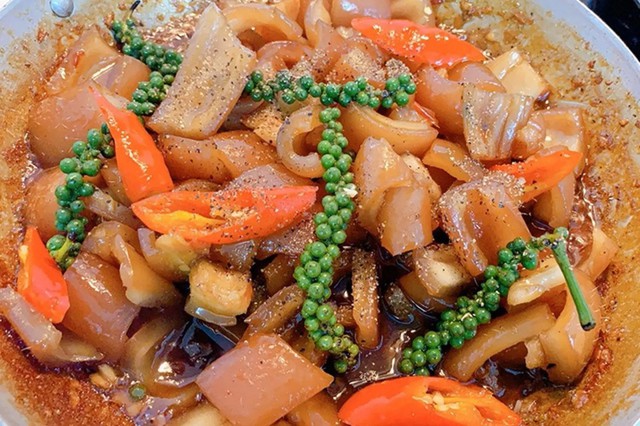 Bì lợn kho tiêu là món ngon ngày lạnh đưa cơm, bổ dưỡng