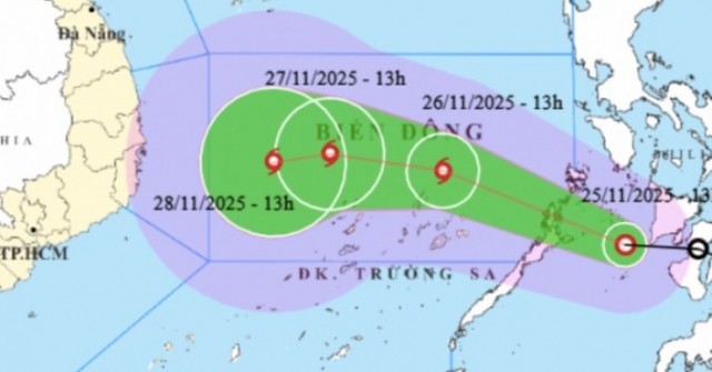Áp thấp nhiệt đới di chuyển nhanh hơn, sắp mạnh...