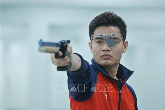 Phạm Quang Huy là gương mặt được chờ đợi của bắn súng Việt Nam tại SEA Games 33