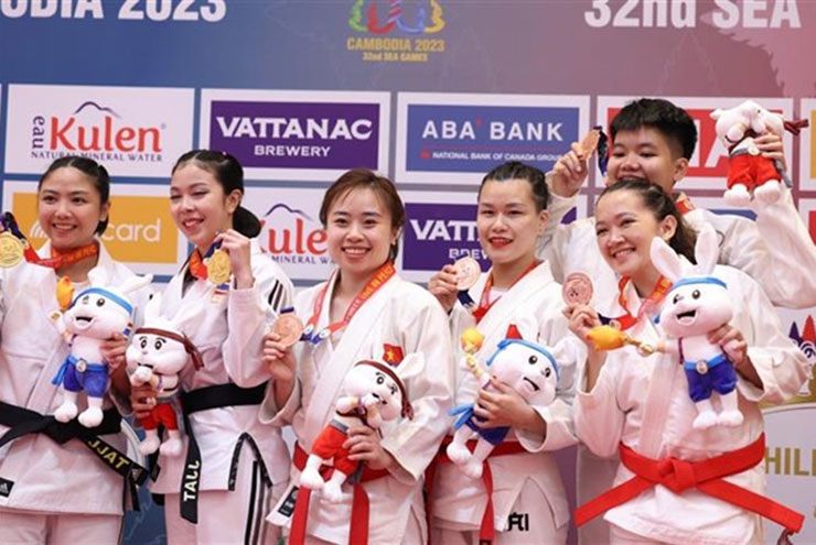 Thành viên tuyển Jiu Jitsu Việt Nam tại SEA Games 32