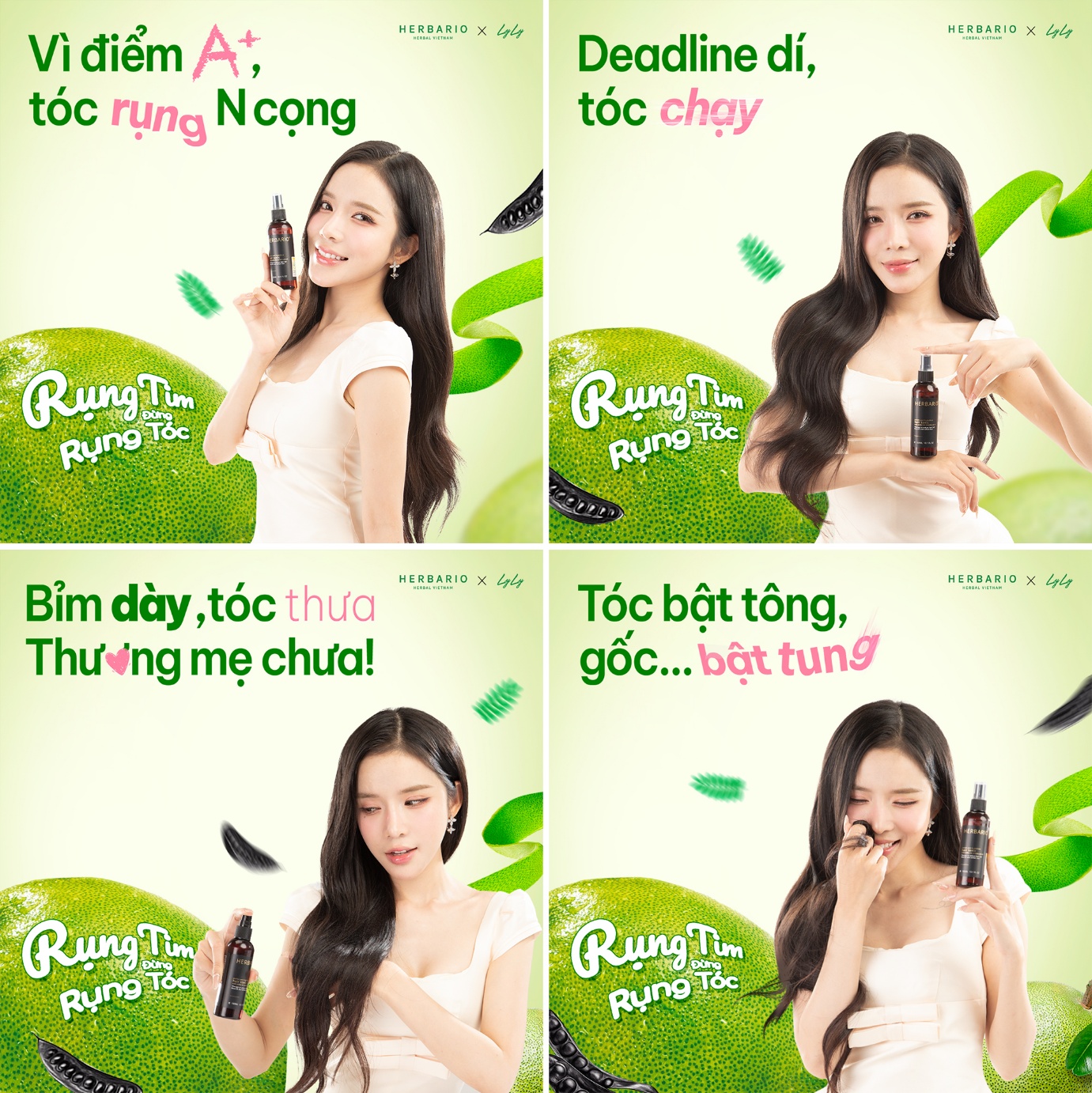 Herbario bắt tay LyLy tạo “cơn sốt” mạng xã hội: Loạt tagline bóc trần nỗi ám ảnh rụng tóc - 2