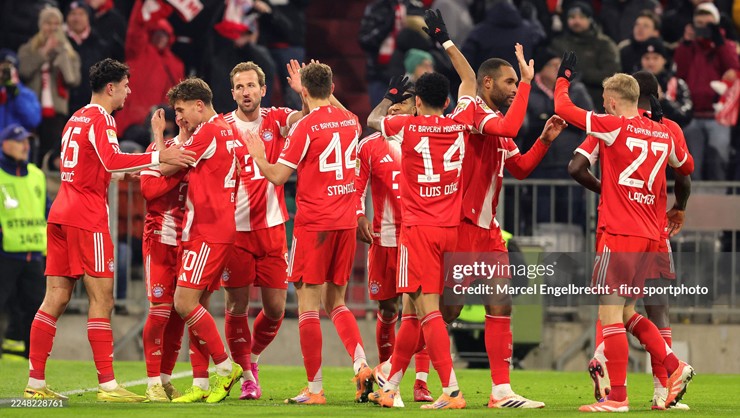 Bayern Munich là đội có hàng công mạnh nhất châu Âu