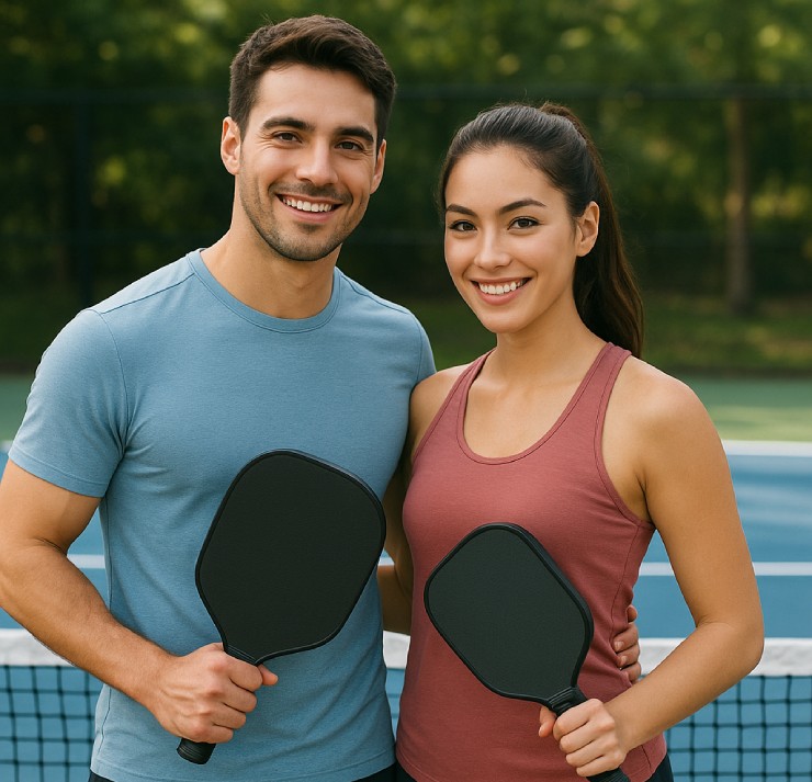 Người chơi pickleball "đi 1 mà về 2", dễ dàng tìm thấy "nửa kia" cuộc đời - 1