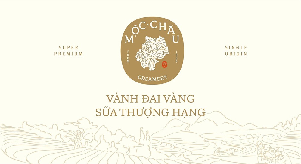 Diện mạo mới của Mộc Châu Creamery, khởi đầu một chương mới khẳng định chuẩn mực sữa thuần khiết và thượng hạng.