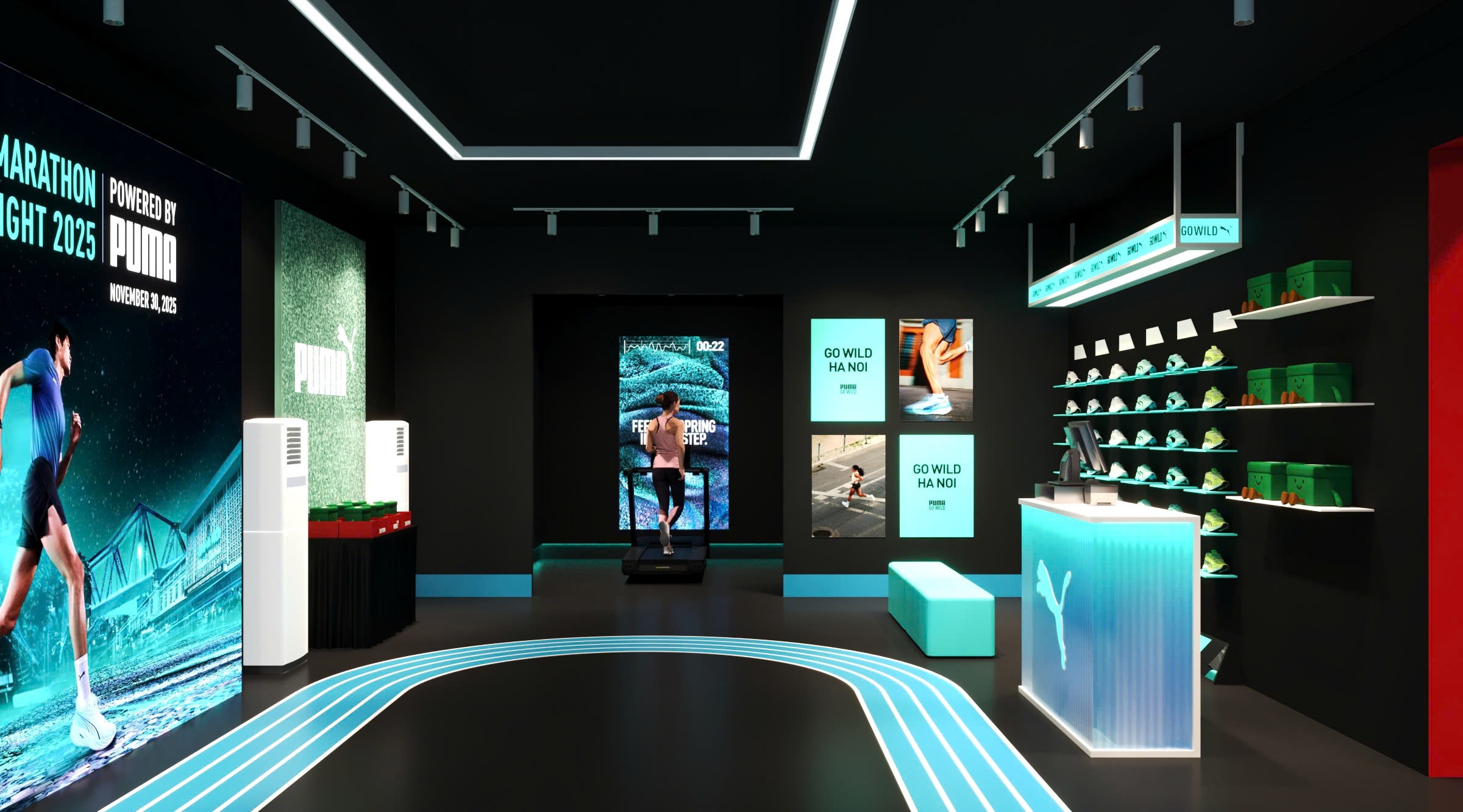 VĐV sẽ được trải nghiệm công nghệ đo sóng não ấn tượng, lần đầu tiên được PUMA mang đến Việt Nam, hoạt động trải nghiệm này diễn ra trong 2 ngày từ 28/11 đến 29/11 tại Hồ Thiền Quang, Hà Nội. Ảnh: VM