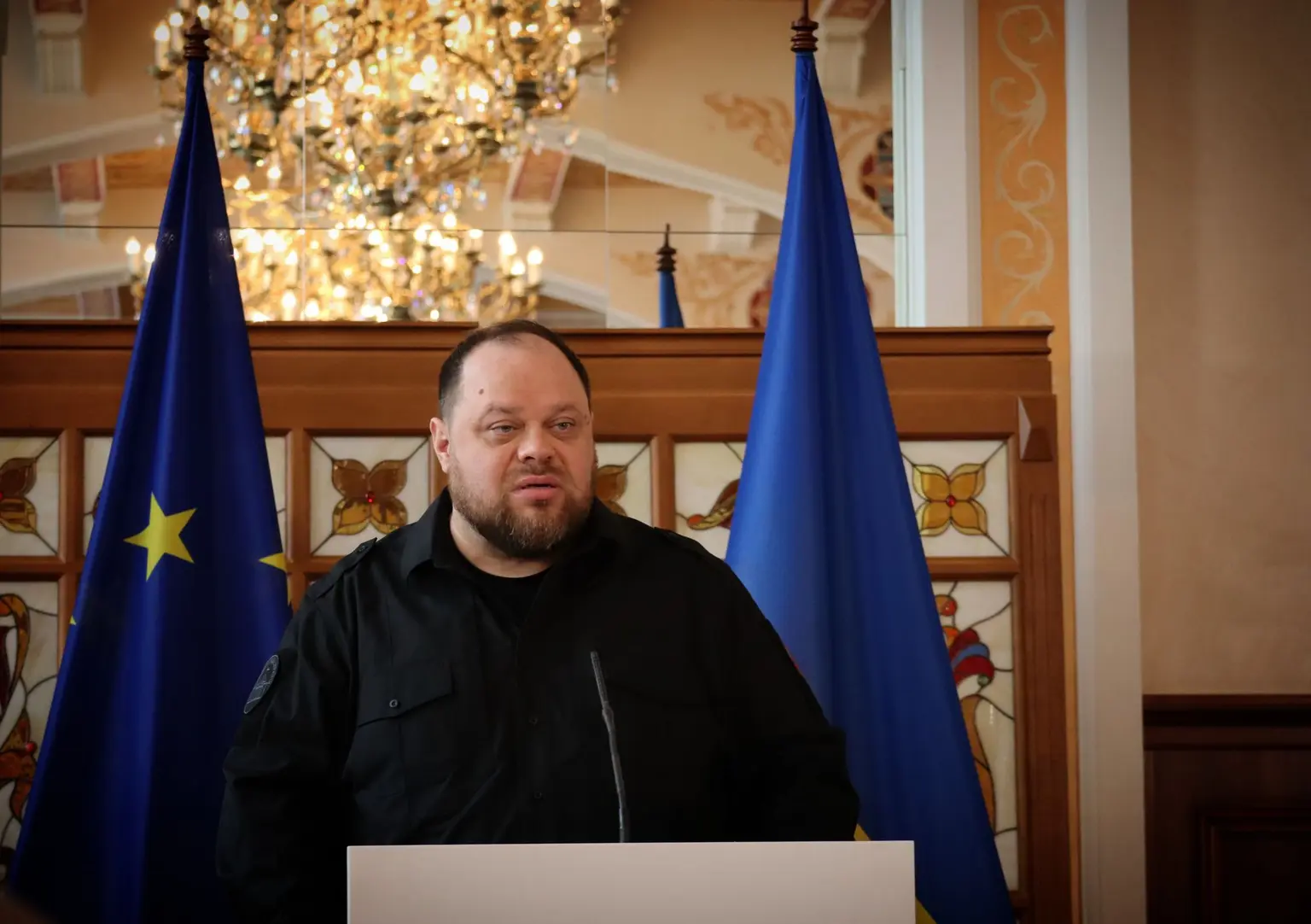 Chủ tịch Quốc hội Ukraine Ruslan Stefanchuk. Ảnh: Global Images Ukraine.