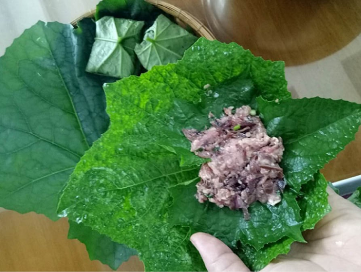 Món ngon từ lá mướp. Ảnh minh họa.