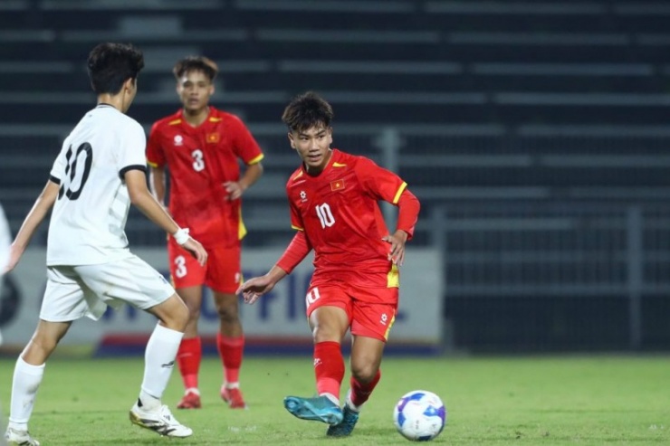 U17 Việt Nam đang có sự tự tin. Ảnh: VFF