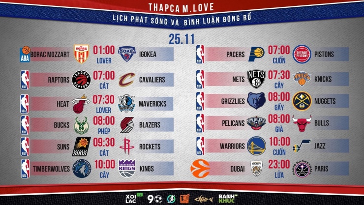 Các trang web lậu như: Xoilac, Cakhia, Rakhoi, Banhkhuc, Thapcam... đang ăn cắp bản quyền nhiều giải thể thao lớn. 