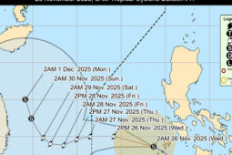 Dự báo mới nhất về bão số 15 Koto của cơ quan thời tiết nước ngoài