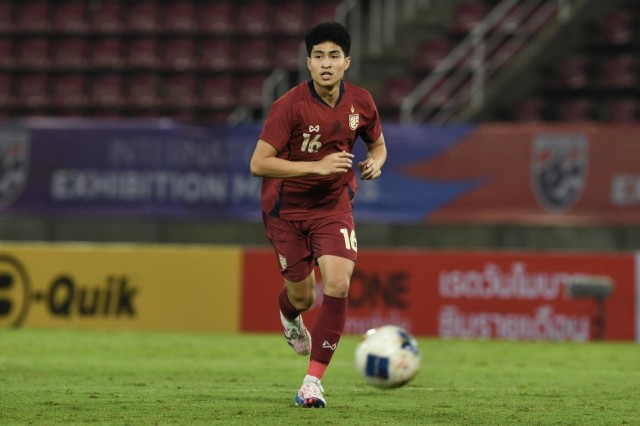 Seksan Ratree, tiền vệ tấn công sẽ đeo băng đội trưởng U22 Thái Lan tại SEA Games