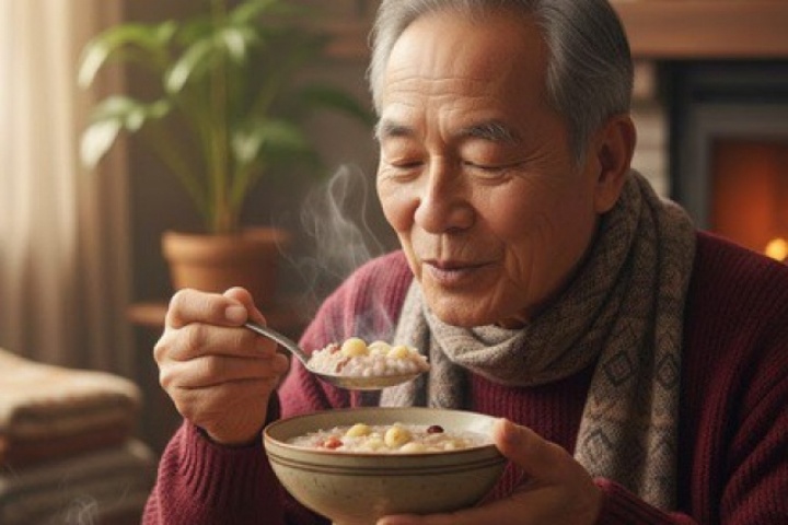 Cách nấu cháo gạo lứt, hạt sen và gừng làm ấm cơ thể, tốt cho người cao tuổi
