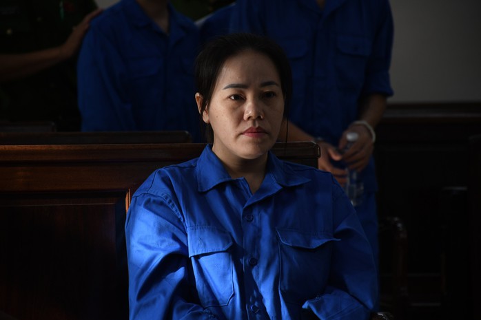 Bị cáo Bích tại phiên tòa