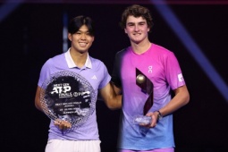Tay vợt gốc Việt Learner Tien trước cơ hội "làm trùm" ở Next Gen ATP Finals