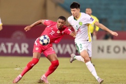 Trực tiếp bóng đá Công an Hà Nội - Bắc Kinh Quốc An: Đình Bắc tỏa sáng phút 90 (Hết giờ)