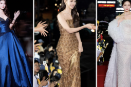 Hoa hậu Lương Thùy Linh, Tiểu Vy sang chảnh với đầm dạ hội tại Liên hoan phim Việt Nam