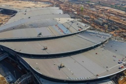 Tin tức trong ngày - Diện mạo nhà ga hình cánh sen sân bay Long Thành