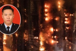 Bạn trẻ - Cuộc sống - Lính cứu hỏa hy sinh trong vụ cháy chung cư Hong Kong được tôn vinh