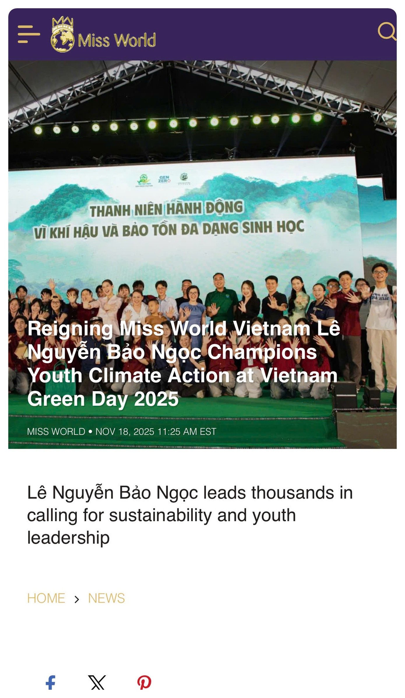 Hoa hậu Bảo Ngọc được tổ chức Miss World chú ý, tín hiệu tích cực cho đại diện Việt Nam? - 3