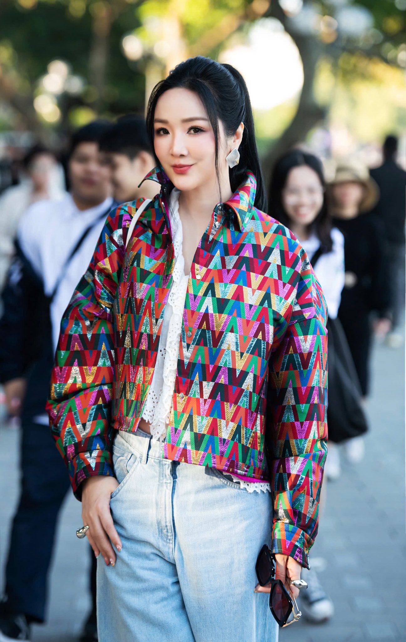 Hoa hậu Đền Hùng Giáng My đọ sắc bên cựu người mẫu Thủy Hương - 8