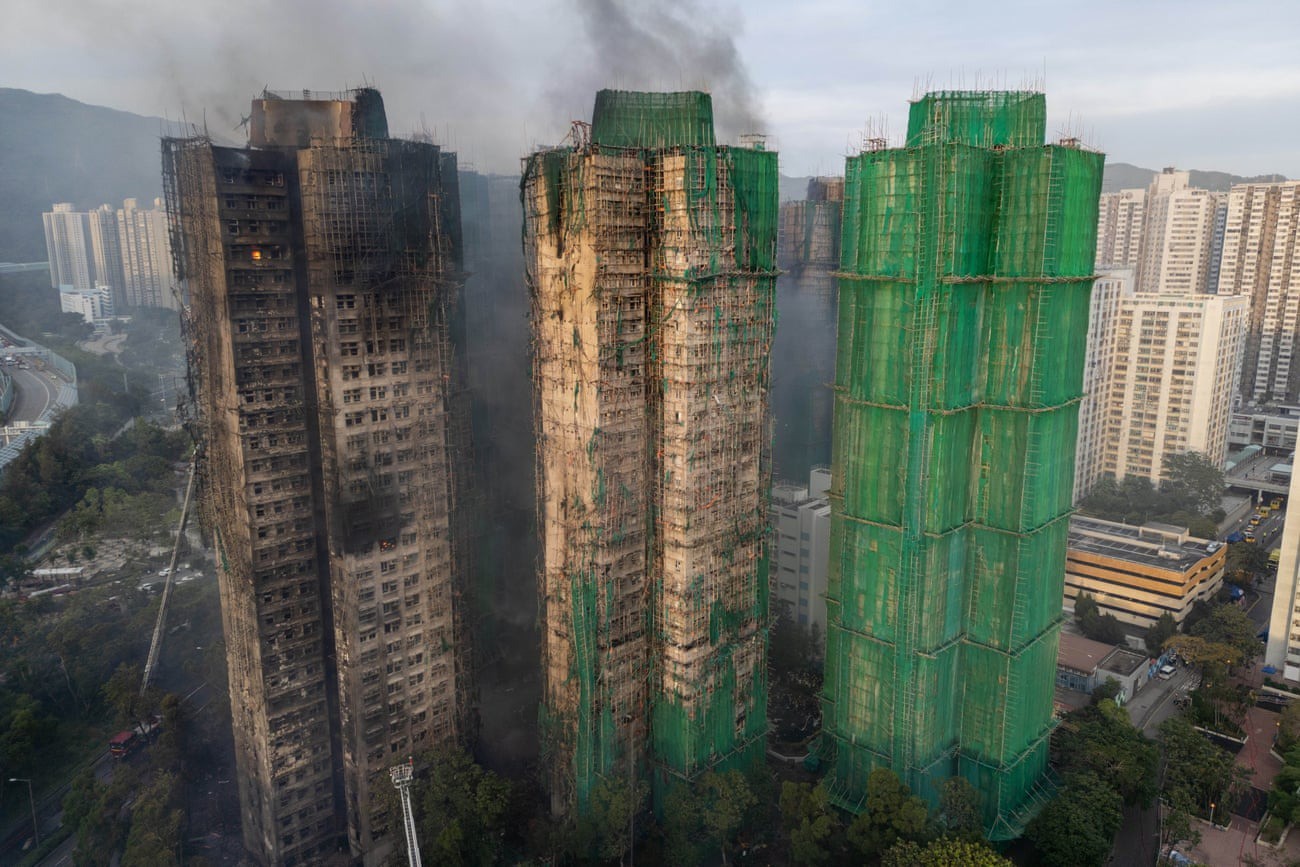 Hiện trường vụ cháy sáng 27/11. Ảnh: Zuma