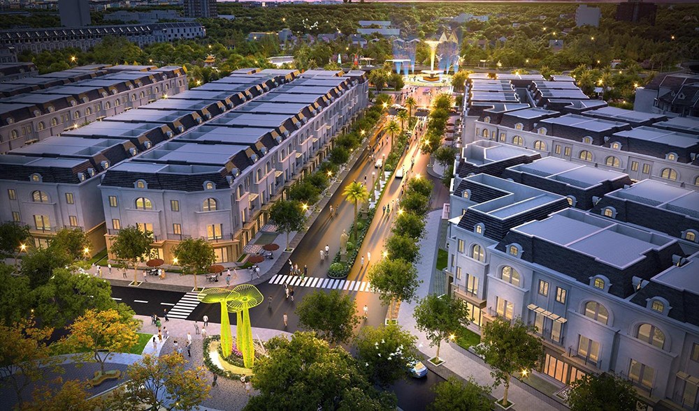 Ảnh 2D khu công viên cảnh quan