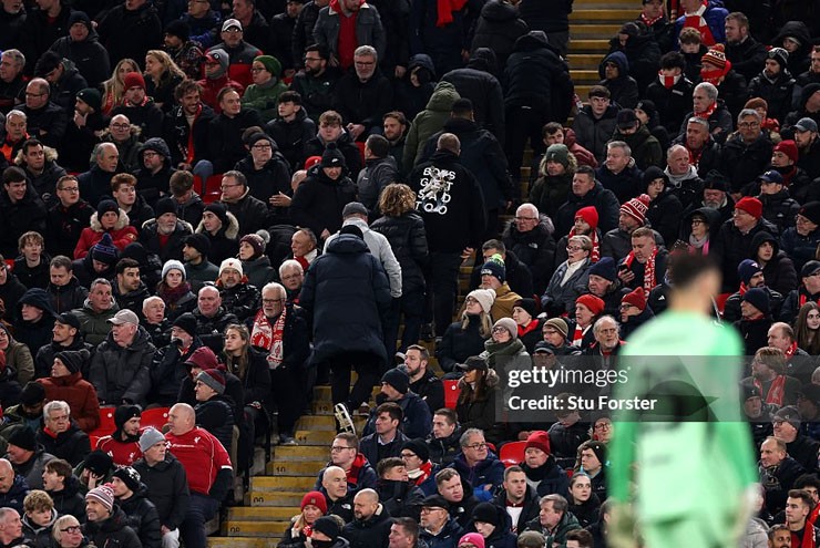 Các CĐV Liverpool dần mất kiên nhẫn