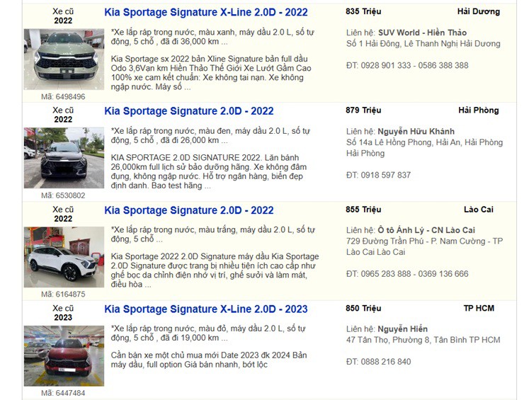 KIA Sportage máy dầu 2022 cũ giá rẻ hơn cả trăm triệu có nên mua không? - 1