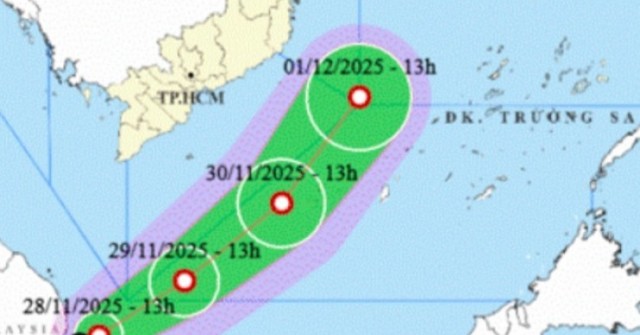 Kỳ lạ về áp thấp nhiệt đới hiếm gặp sắp vào Biể...
