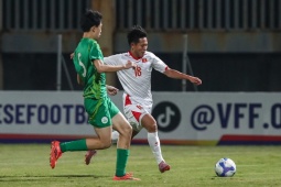 Video bóng đá U17 Việt Nam - U17 Macau (TQ): Hiệp một định đoạt (Vòng loại châu Á)