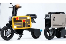 Độc đáo xe máy điện gấp gọn như vali, chỉ dành cho người có gu