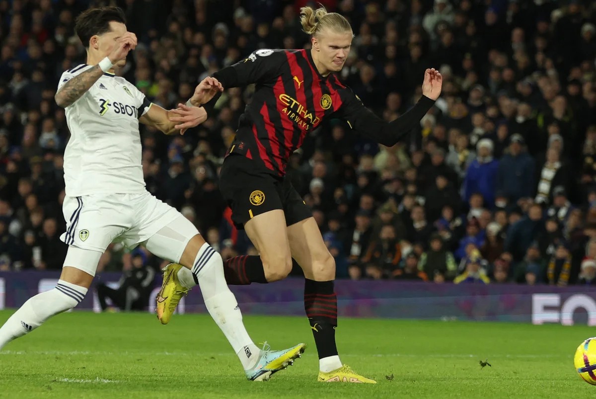 Haaland có cơ hội cán mốc 100 bàn tại Ngoại hạng Anh khi tái ngộ Leeds United