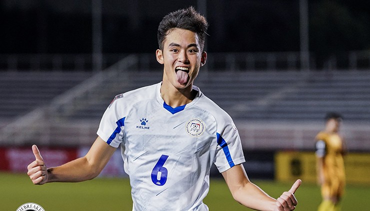 Cầu thủ Sandro Reyes của U22 Philippines