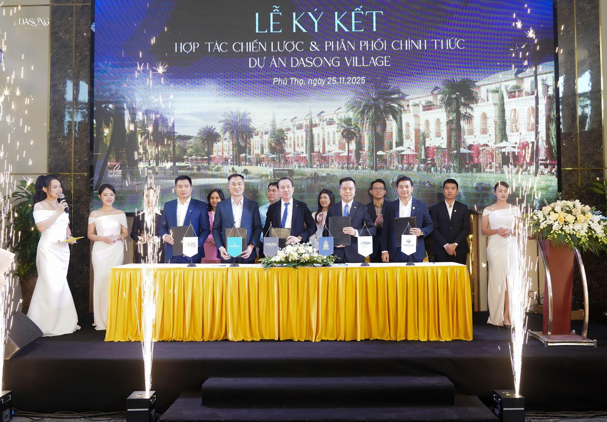 Liên minh MSH Group, Đất Xanh Miền Bắc, Trung Thực Land, AHS Property chính thức ký kết hợp tác chiến lược với chủ đầu tư Big One Group