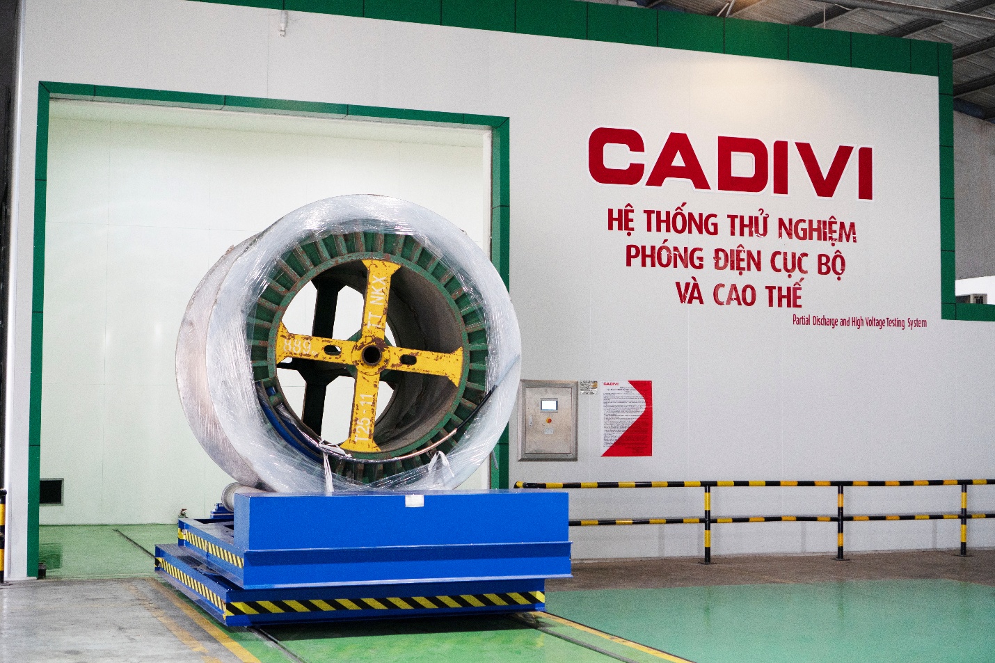 Cáp ngầm trung thế được kiểm định bằng nhiều phép thử quan trọng hệ thống phòng thí nghiệm đạt chứng nhận ISO IEC 17025 của CADIVI.