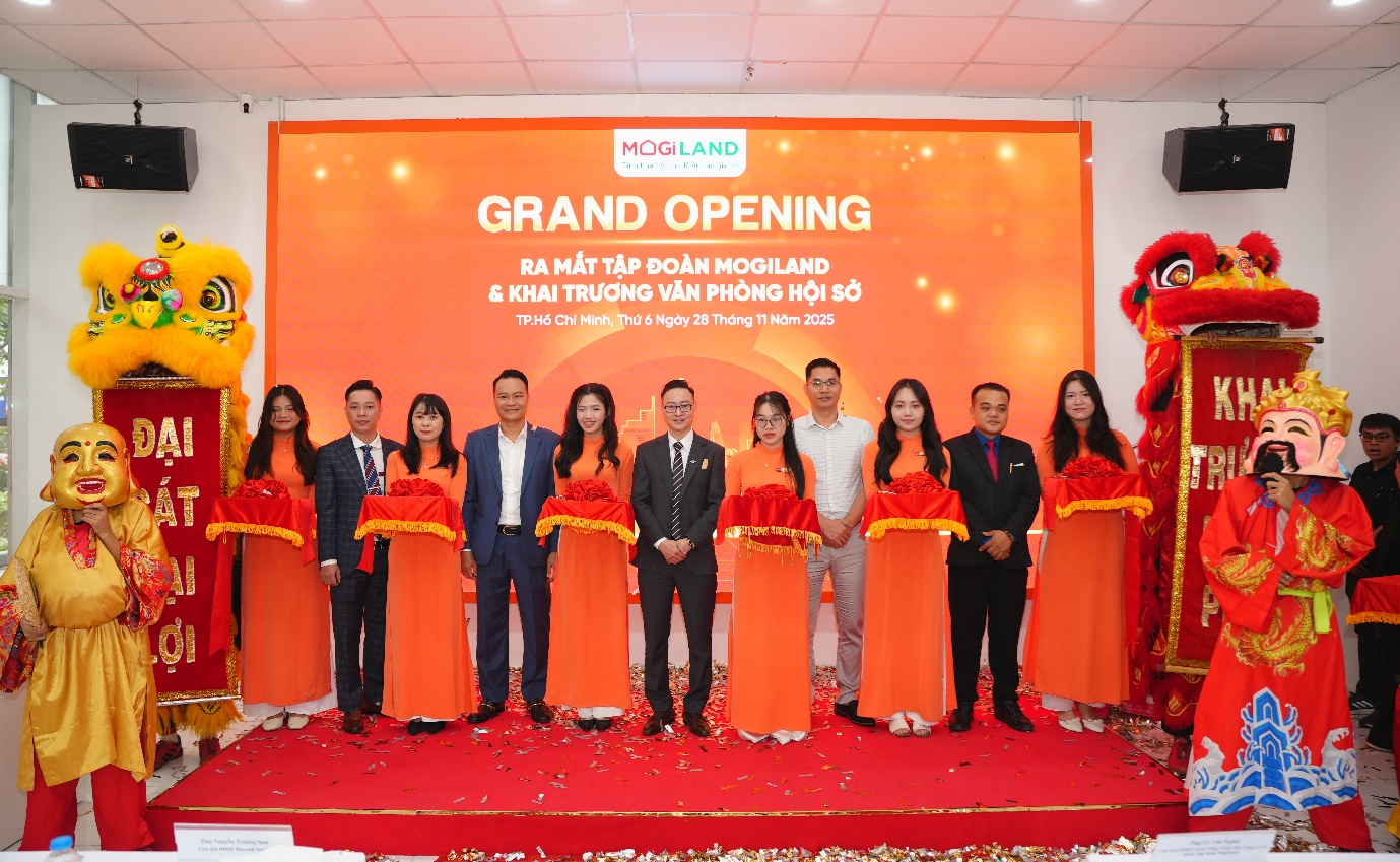 Lễ ra mắt Tập đoàn Mogiland sáng ngày 28/11. Nguồn: Mogiland.