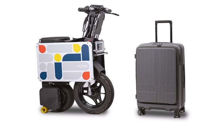 Độc đáo xe máy điện gấp gọn như vali, chỉ dành cho người có gu - 2