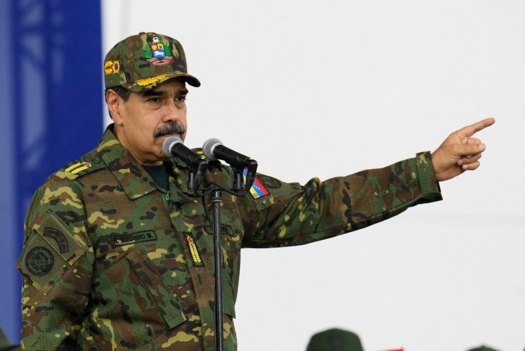 Tổng thống Venezuela Nicolas Maduro. (Ảnh: AP)