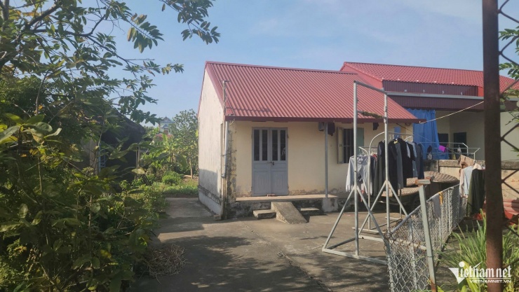 Căn nhà của bà Nguyễn Thị Miên, mẹ anh Đạt.