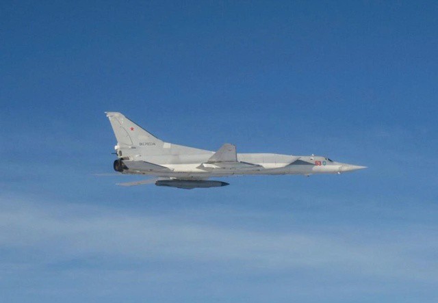 Máy bay ném bom Tu-22M3 của Nga. (Nguồn: Không quân Thụy Điển)