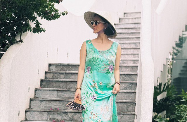 Đúng như Đỗ Thị Hải Yến chia sẻ vốn có vóc dáng mảnh mai, lại dân múa nên hình thể của cô luôn cân đối, gọn gàng.